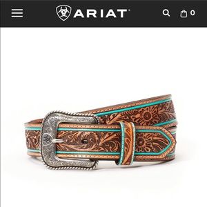 Ariat turquoise belt